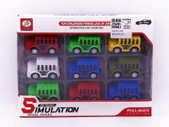 Pull Back School Bus(9in1) toys