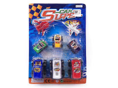 Pull Back Cross-country Car & Pull Back Airplane(8in1)