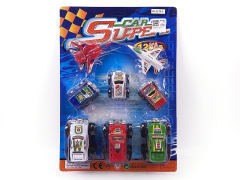 Pull Back Cross-country Car & Pull Back Airplane(8in1)