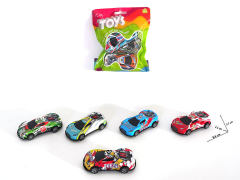 Die Cast Racing Car Pull Back(3in1) toys