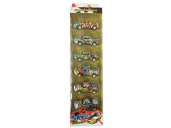 Pull Back Car(6in1) toys