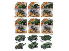 Pull Back Military Car(6S) toys