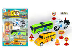 Pull Back Bus Set toys