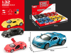 1:32 Die Cast Car Set Pull Back(12in1) toys