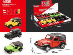 1:32 Die Cast Car Set Pull Back(12in1) toys