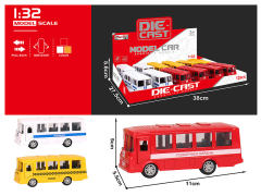 1:32 Die Cast Bus Pull Back(12in1)