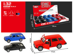 1:32 Die Cast Cross-country Car Pull Back(12in1) toys