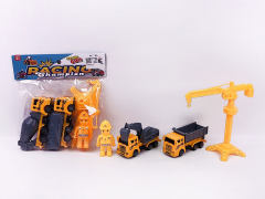 Pull Back Construction Truck Set(2in1) toys