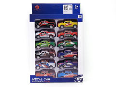 6.8CM Pull Back Car(12in1) toys