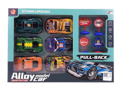 10.5CM Pull Back Sports Car Set