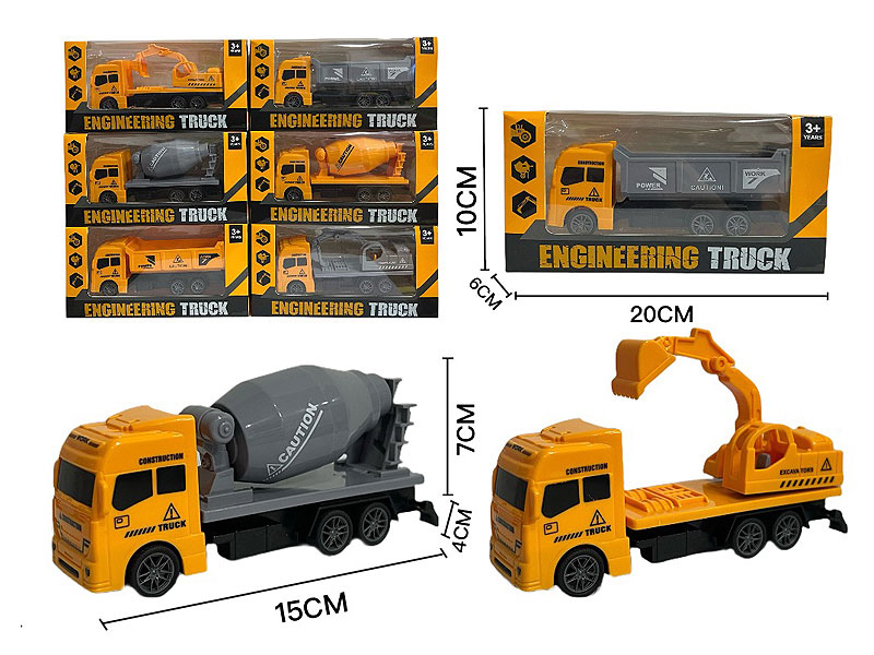 Pull Back Construction Truck(3S2C) toys