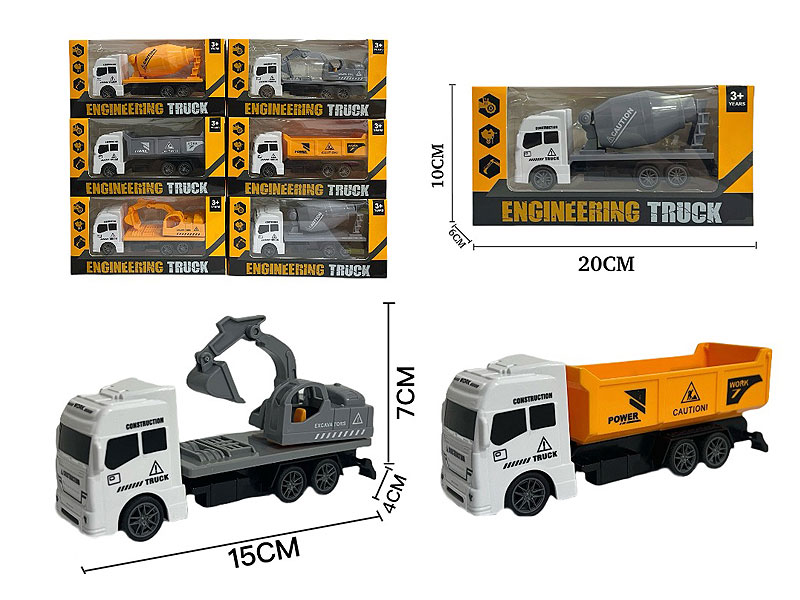 Pull Back Construction Truck(3S2C) toys