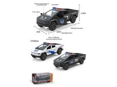 1:32 Die Cast Police Car Pull Back W/L_S(2C) toys