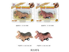 Pull Back Hippo(2C) toys