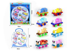 Die Cast Train Pull Back(8in1) toys