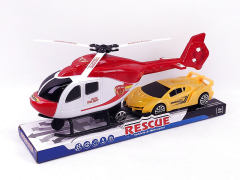 Pull Back Helicopter & Free Wheel Car toys