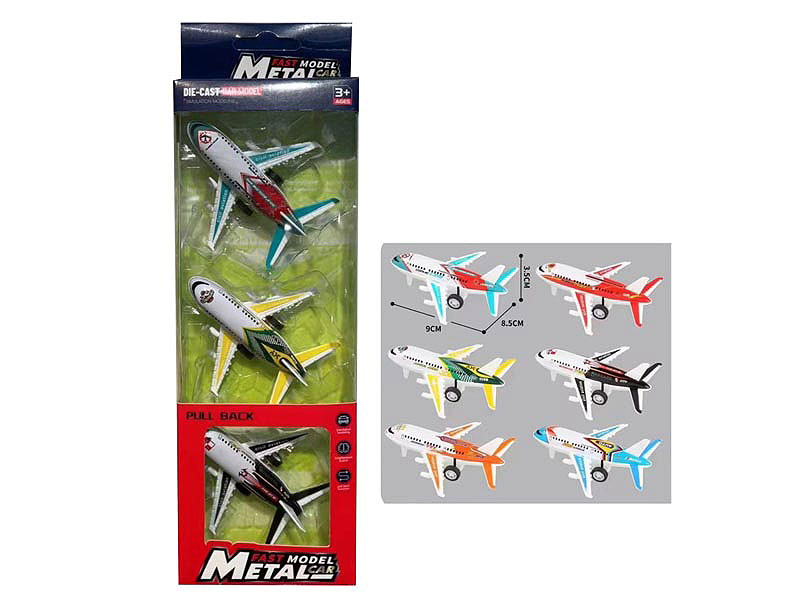 Pull Back Airplane(3in1) toys