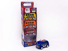 Pull Back Police Car(4in1) toys