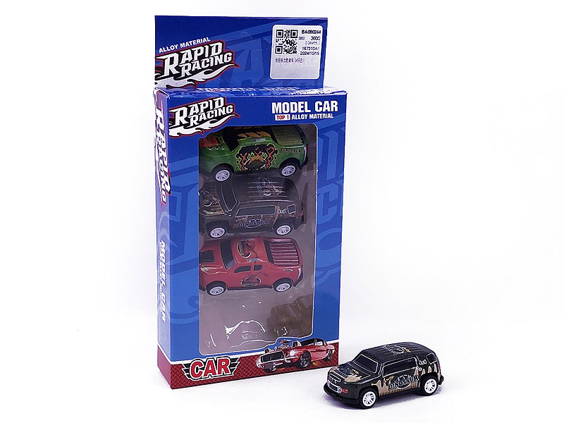 Pull Back Car(4in1) toys