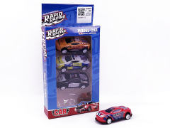 Pull Back Police Car(4in1) toys