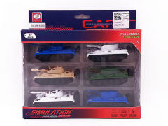 Pull Back Tank(6in1) toys