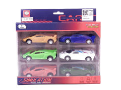 Pull Back Racing Car(6in1) toys