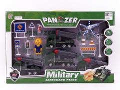 Pull Back Military Car Set(4in1) toys