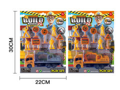 Pull Back Construction Truck Set(2C) toys