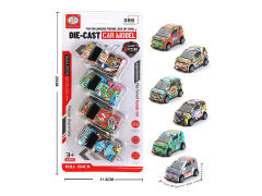 Die Cast Car Pull Back(4in1) toys