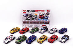 Pull Back Police Car(12in1) toys