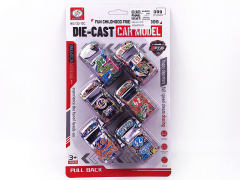 Die Cast Car Pull Back(6in1) toys