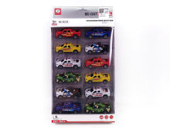 Pull Back Police Car(12in1) toys