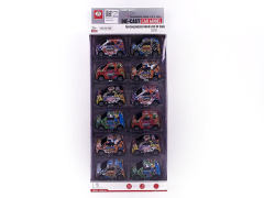 Die Cast Car Pull Back(12in1) toys