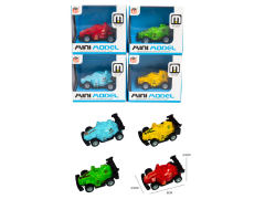 Die Cast Equation Car Pull Back(4C) toys