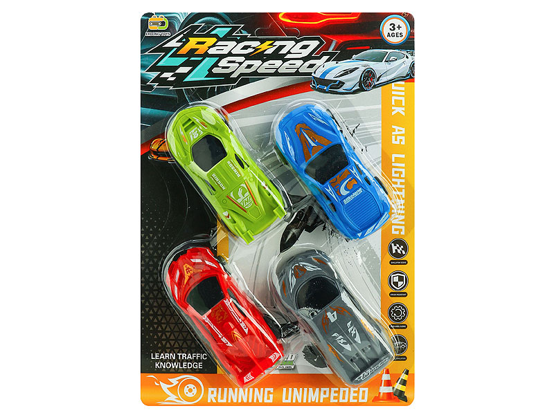 Pull Back Sports Car(4in1) toys