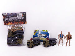 Pull Back Missile Car Set(2S) toys