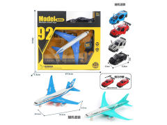 Die Cast Airplane Pull Back & 1:32 Die Cast Car Pull Back toys