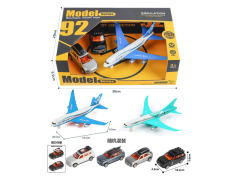 Die Cast Airplane Pull Back & 1:43 Die Cast Car Pull Back toys