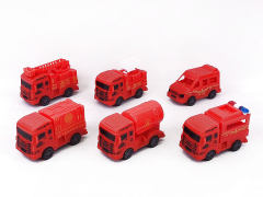 Pull Back Fire Engine(6in1) toys