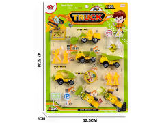 Pull Back Construction Truck Set toys