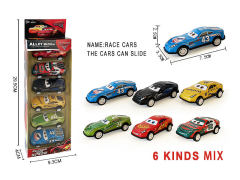 Pull Back Car(6in1) toys