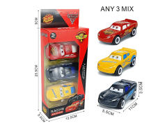 1:43 Die Cast Car Pull Back(3in1) toys