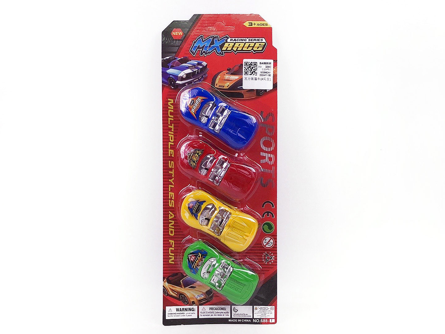 Pull Back Car(4in1) toys