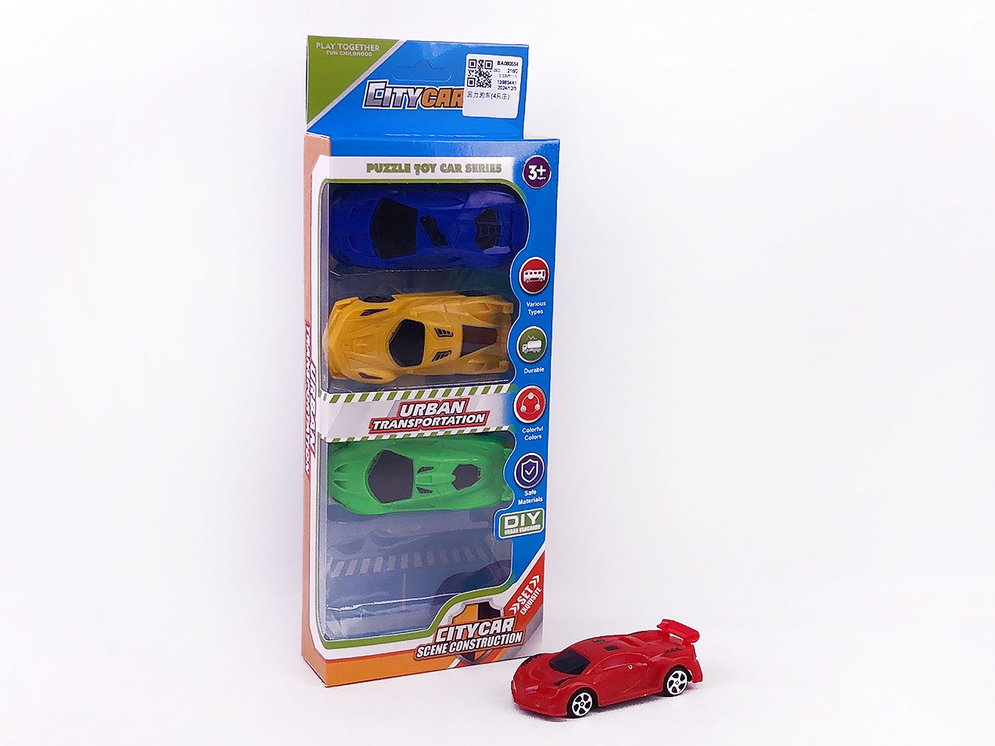 Pull Back Sports Car(4in1) toys