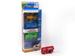 Pull Back Fire Engine & Pull Back Plane(4in1) toys