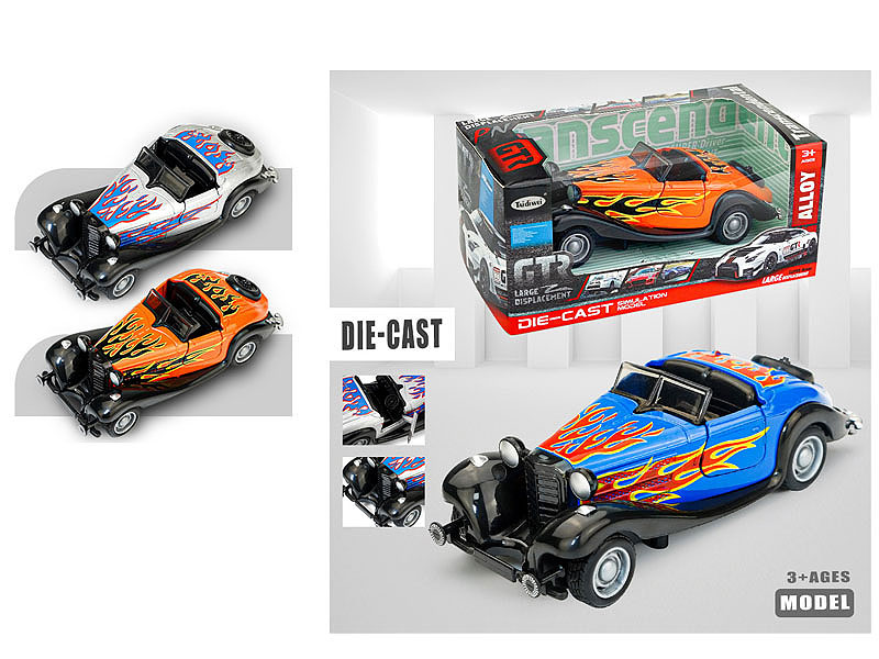 1:32 Die Cast Car Pull Back(3C) toys