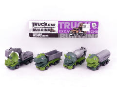 Pull Back Construction Truck(4in1) toys