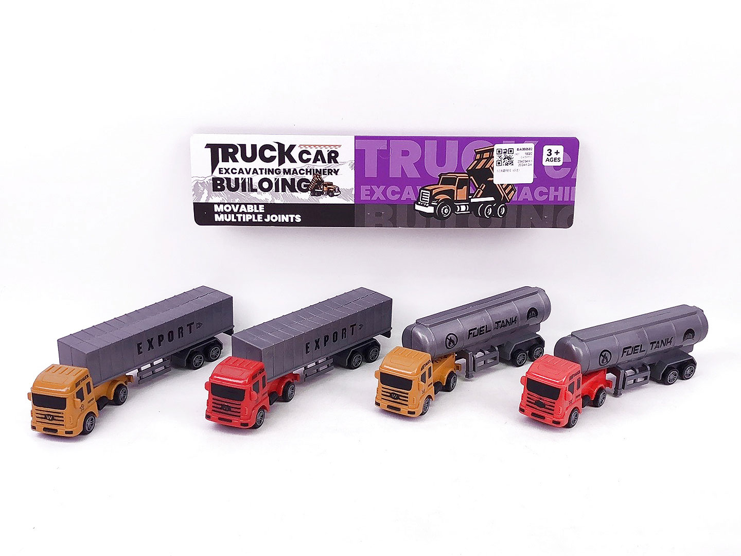 Pull Back Truck(4in1) toys