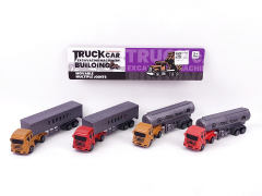 Pull Back Truck(4in1) toys