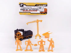 Pull Back Construction Truck Set toys